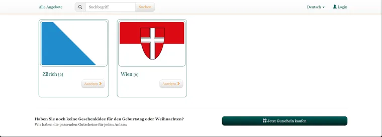 Demonstration with Zurich and Vienna subcategories as tiles