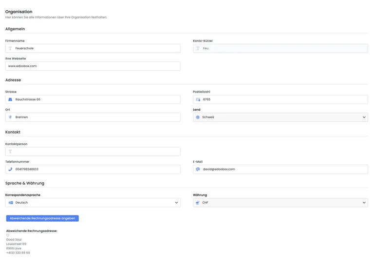 Account journal with monthly group and export
