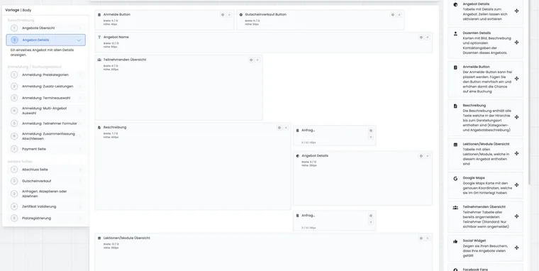 Offer details template