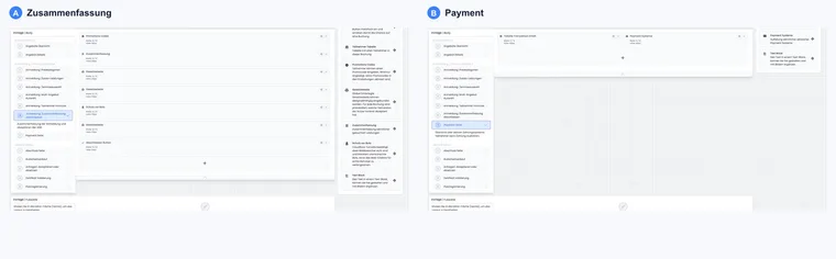 Summary and payment in Design Manager