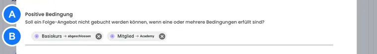 Tags et conditions de l’offre