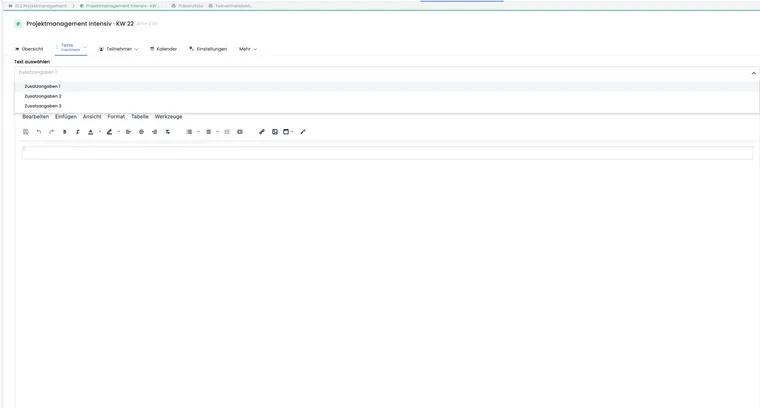 Trois textes supplémentaires dans le détail de l’offre